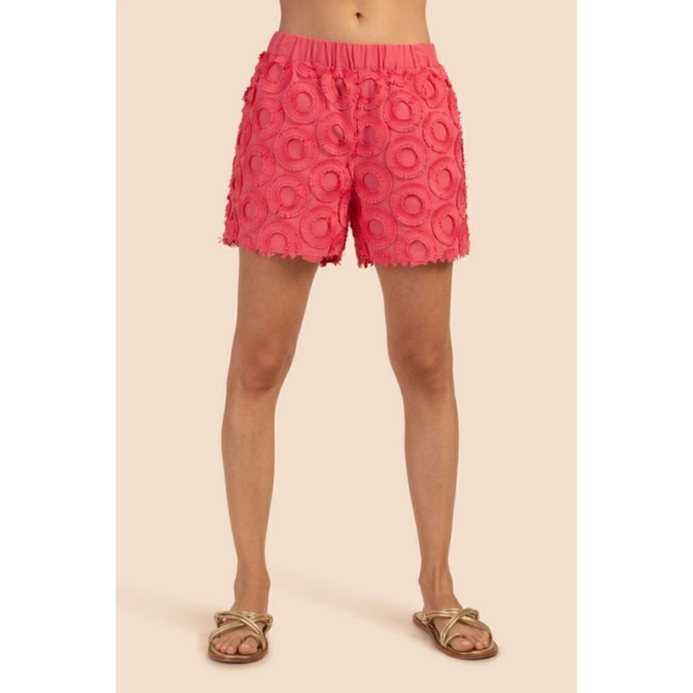 💕TRINA TURK💕 Lonni Short ~ Vista Voile Watermelon Red 6 NWT